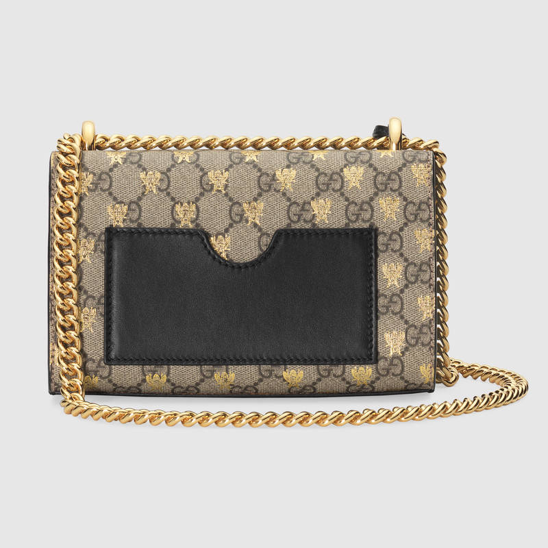 Gucci Padlock Small GG Supreme Canvas Shoulder Bag 409487